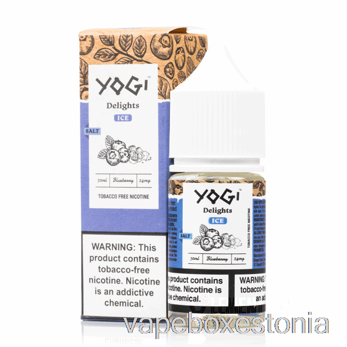 Vape Box Estonia Mustika Jääsoolad - Yogi Delights - 30ml 24mg